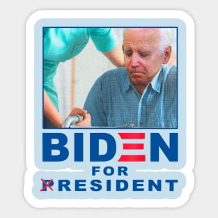 Biden for Resident Funny Biden Nursing Sticker